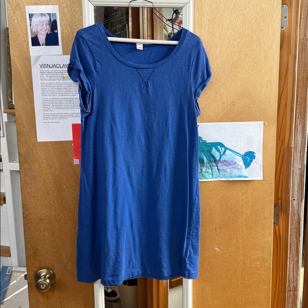 Navy Cotton Dress Old Navy